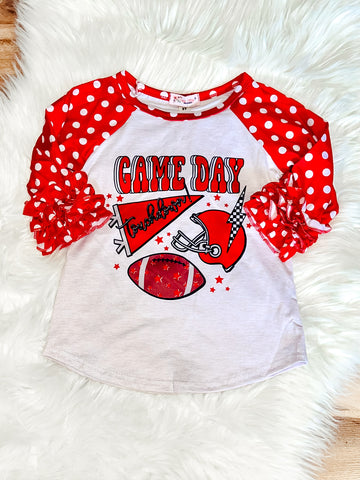 Game Day Ruffled Raglan