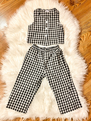 Summer Gingham Set