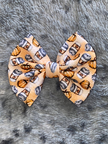 Pumpkin Spice Latte Bow