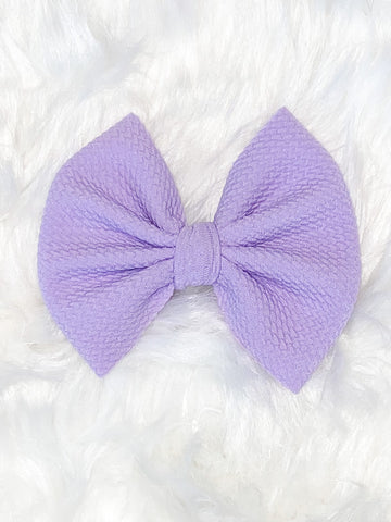 Solid Lavender Bow