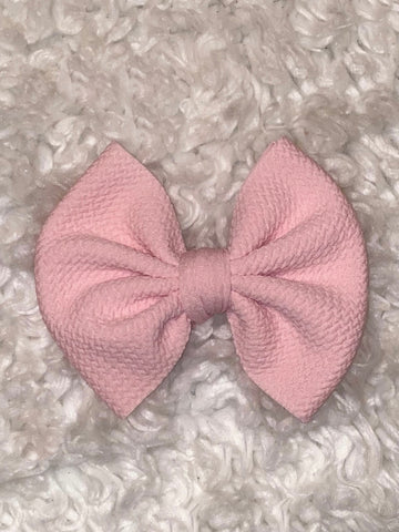 Solid Ballet Pink Bow