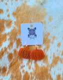 Fall Pumpkin Earrings