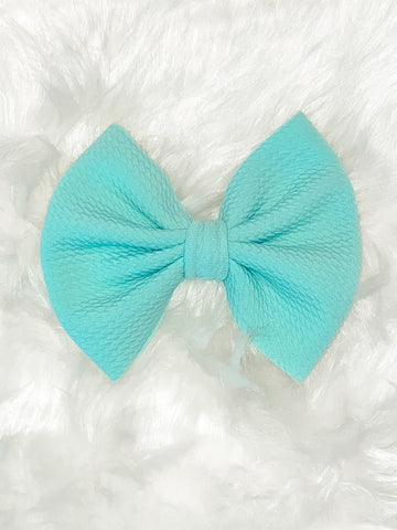 Solid Mint Green Bow